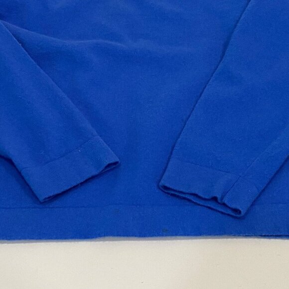 J Crew Mercantile Sweater Womens Size XL Wool Blend Blue Long Sleeve Crew Neck - Picture 4 of 8